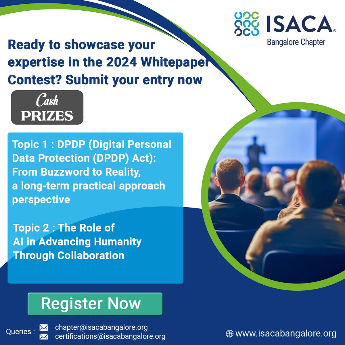 isacabc's tweet photo. ISACA BC Whitepaper Contest 2024- submit your entry and win the top prize! 📝🏆 https://t.co/cdsu2fbwXB