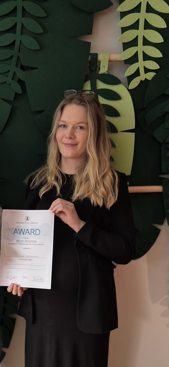 I am happy to have received my second presentation prize this year for independent projects I worked on at <a href="/YaleMed/">Yale School of Medicine</a> in #PolimanTEAM. Thanks for an interesting conference, @medofak_uib, about knowledge valorisation at the intersection of climate, environment and health!🌎🌱🩺