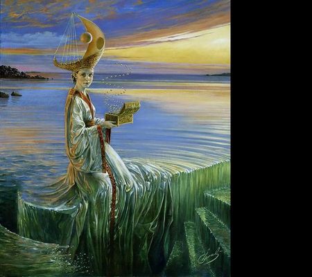 lampmagician's tweet photo. @ShehanneMoore @eleanorcastile @NiftyBuckles @fett1111 @icepack9999 @JayneJeffrey2 @ivon_ehd1 @HiddenAberdeen @ProfusionReal With heartfelt hugs, I send you my thanks, lovely lady Shey. xxxxxxxxxxx. Your kindness is boundless! Best wishes for a terrific weekend for all.💖🙏🌹💖
Art painting, Michael Cheval - Moon Godess. https://t.co/Yp8Ydqqx7U