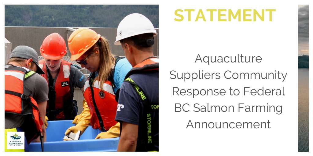 CDNaquaculture's tweet photo. "Our sector supports thousands of skilled BC workers, including the youngest agri-food workforce in Canada. Our workers only a few years ago were called “essential” for Canada by your government." https://t.co/XFIAktYugP https://t.co/oM6eu55QZ6