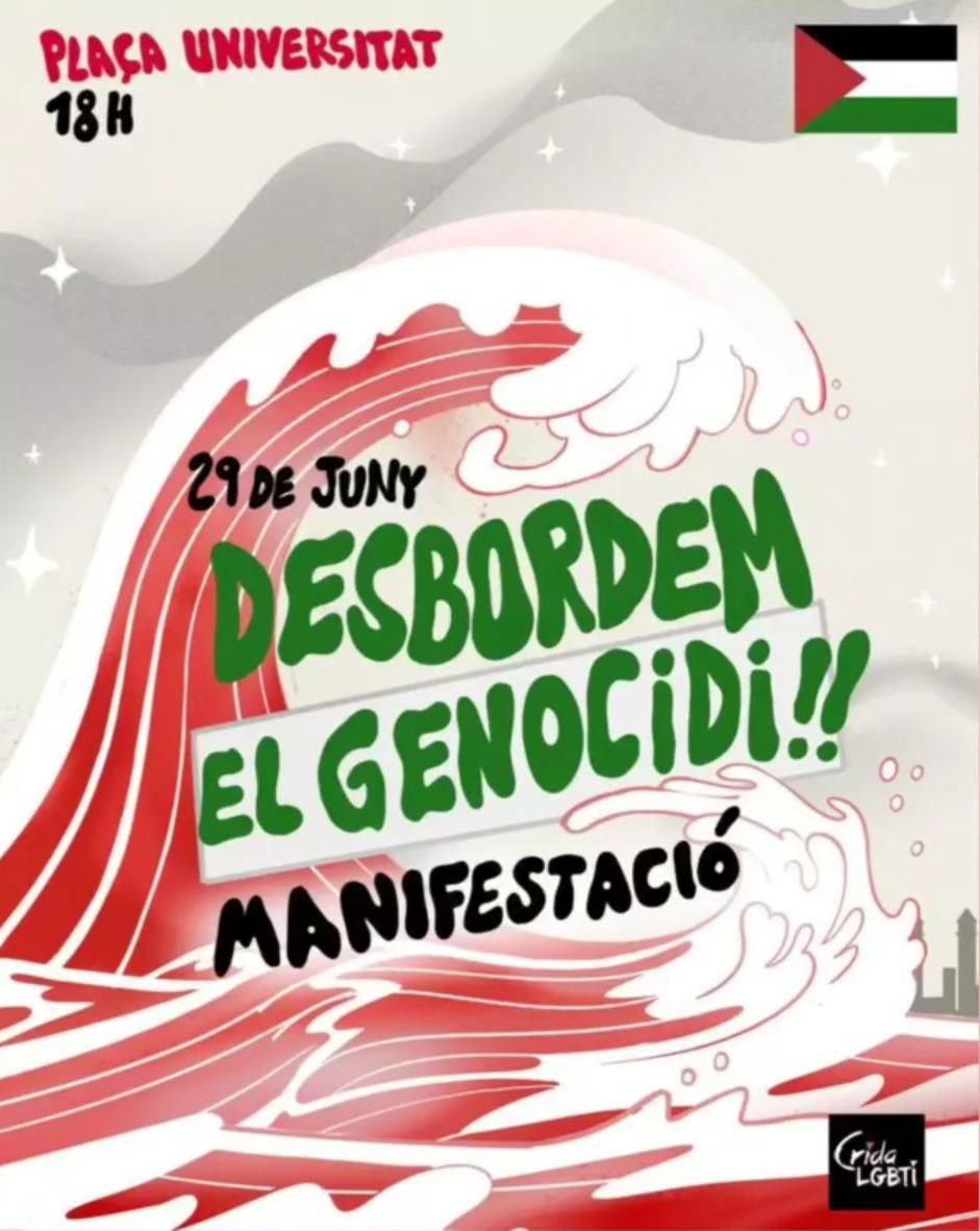 Acampada per Palestina Barcelona 🇵🇸 tweet media
