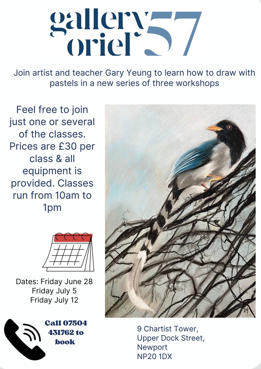 Some fab new classes due to start shortly. Don’t miss out