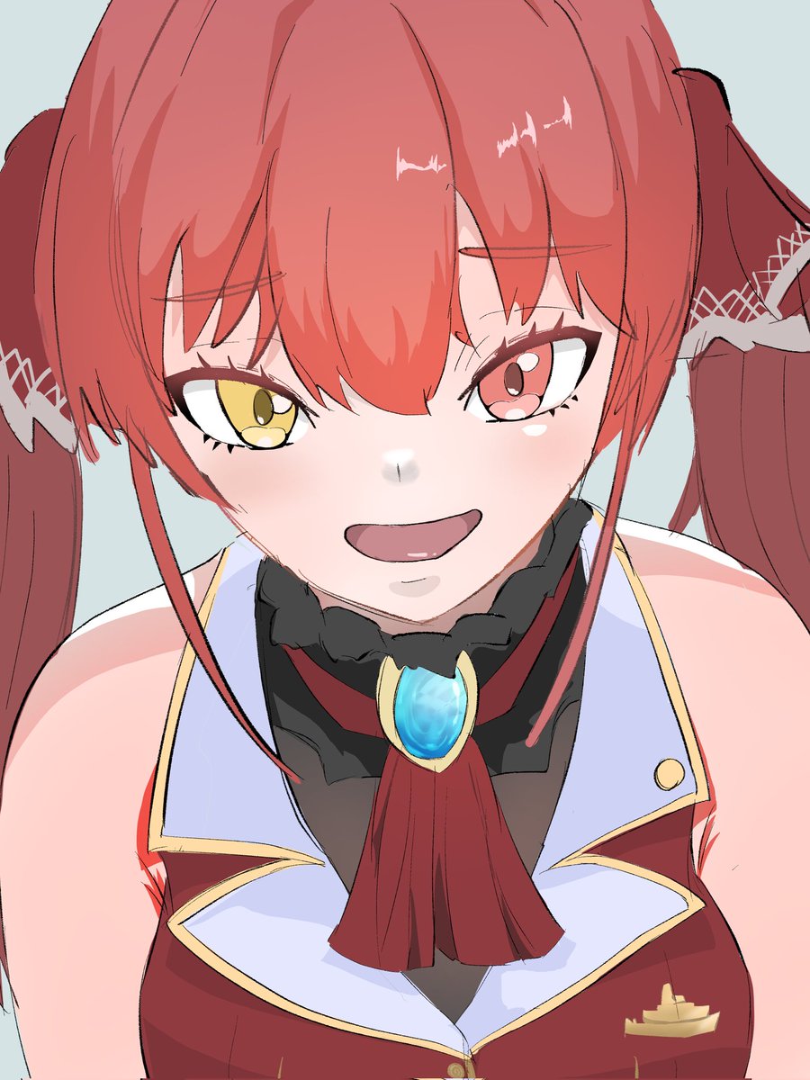 negimonchi's tweet image. #ホロライブ 
 #マリンのお宝 
 #絵描きさんフォロバ１００ 
 #宝鐘マリン  #イラスト