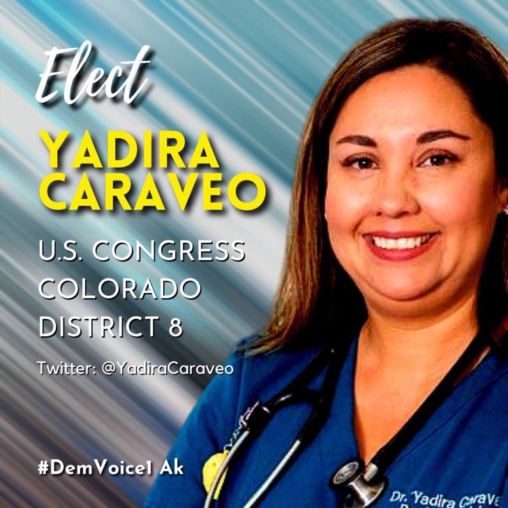 Sbh08Mae's tweet photo. #ProudBlue #DemsUnited #wtpBLUE #wtpGOTV24 #Allied4Dems 

Yadira Caraveo #CA08 knows that working hard should provide you with a better life

Rising costs are taking opportunities out of reach and accessibility and affordability are preventing residents from the healthcare necessary in rural communities 

@YadiraCaraveo is fiercely working to take on the causes of rising costs so the people of #CO08 can realize their version of the American Dream

Let’s re-elect Yadira Caraveo - She’s a keeper, #CO08