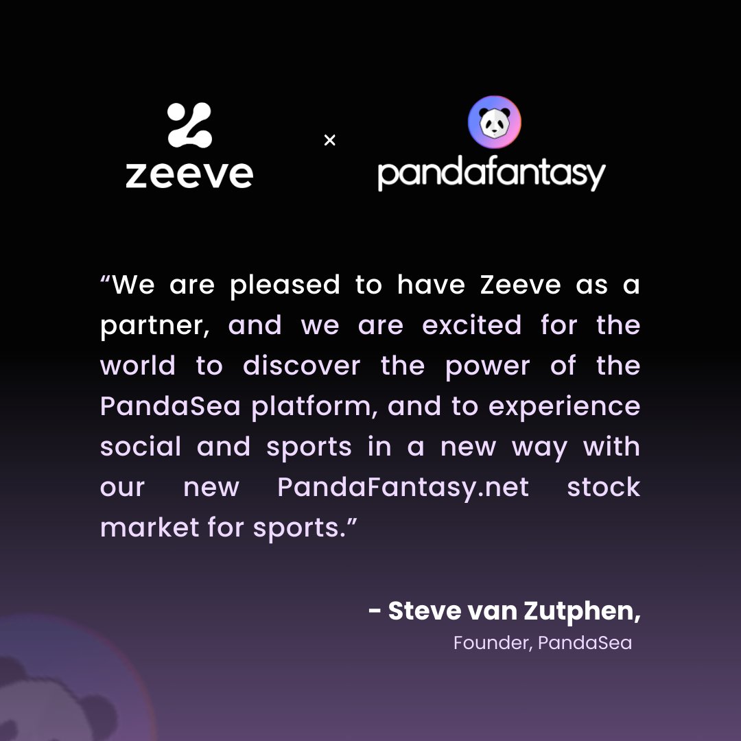 Exciting Partnership Alert: Zeeve RaaS Teams Up with <a href="/pandaseaweb3/">PandaSea</a> ! 🚀

We are thrilled to announce that Zeeve has partnered with <a href="/pandaseaweb3/">PandaSea</a>  to launch their new L2 OP chain using our #RaaS platform.

PandaSea.io is transforming #SocialFi and sports engagement