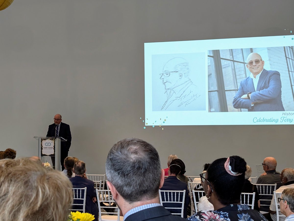 Michael_Mc_D's tweet photo. A great joy to be present for last night's celebration of the amazing contributions @TerryCookeHCF  has made to #Hamont    Congratulations Terry, and thank you for your leadership! https://t.co/NOxqfF7WWM