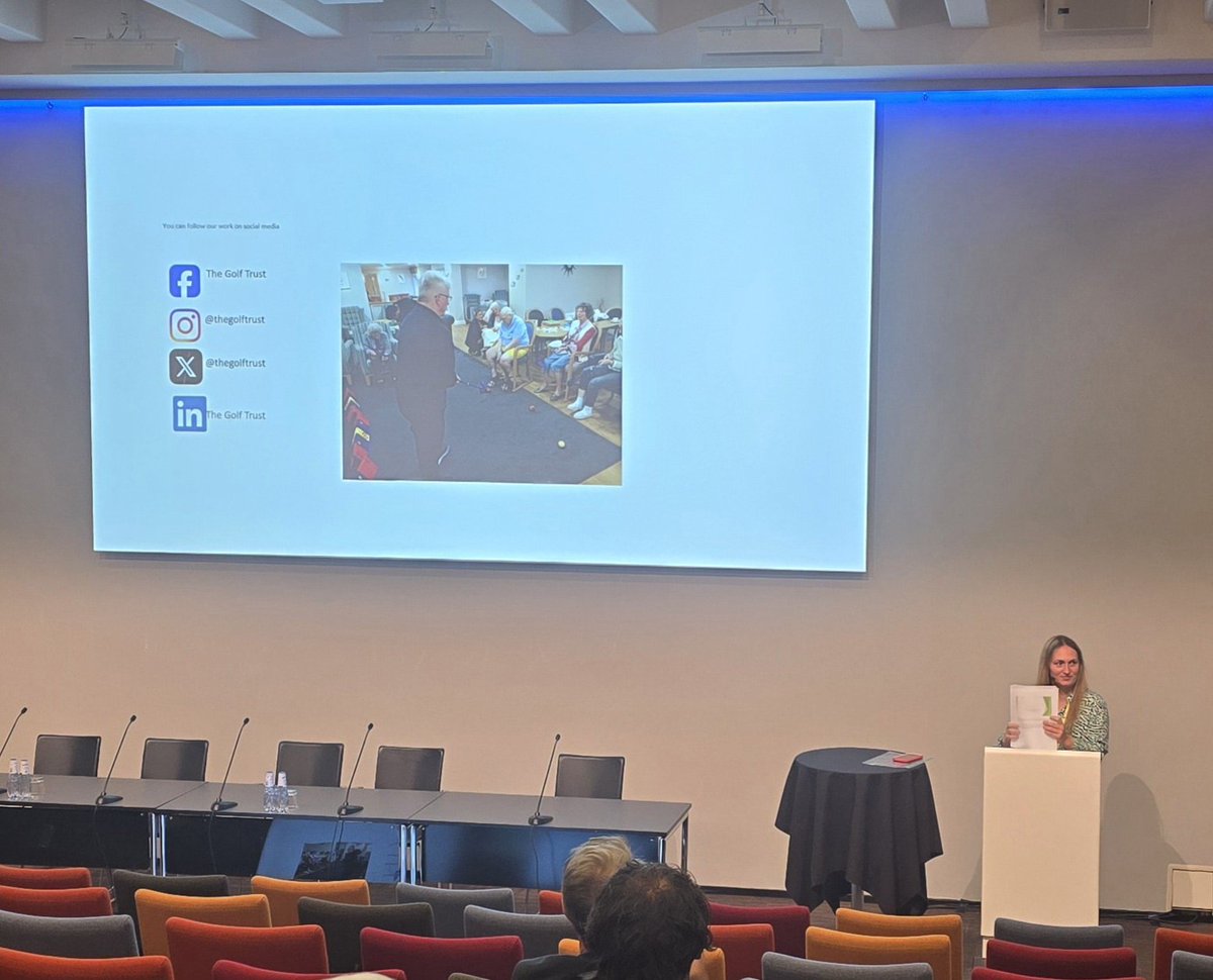 #Charlotte representing <a href="/TheGolfTrust/">The Golf Trust</a> at <a href="/EIGCA/">EIGCA ⛳️</a> annual conference 2024 - the great work you do in #golf is inspirational