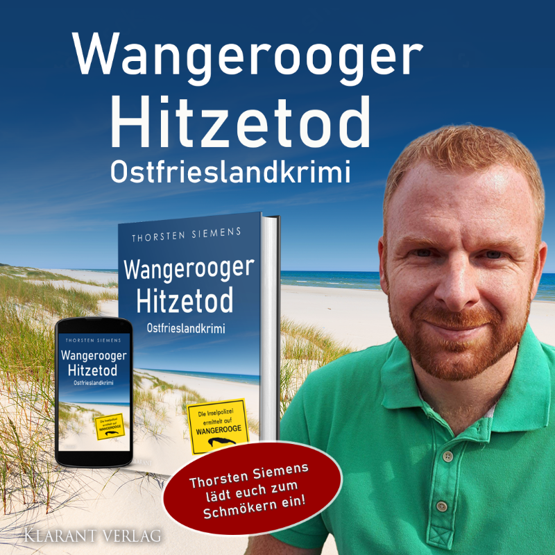 Klarant_Verlag's tweet photo. #ThorstenSiemens lädt euch zum #Schmökern ein mit seinem neuen #Ostfrieslandkrimi »Wangerooger Hitzetod« aus der Reihe »Die Inselpolizei ermittelt auf #Wangerooge«! Ein #Leichenfund gibt Rätsel auf! Erhältlich als #Taschenbuch und #EBook.
https://t.co/Qg0hJYGdtu
#lesen #Krimis https://t.co/AKexmqw5ph