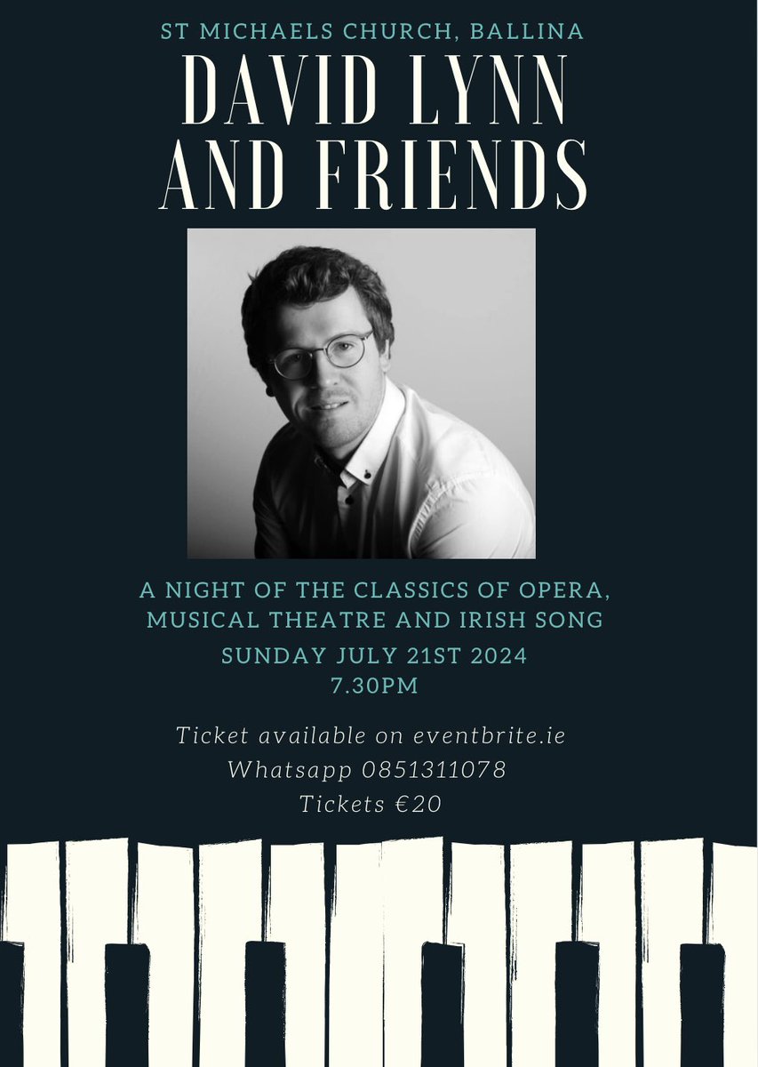 Looking forward to this on July 21st, my first concert in quite a while, with <a href="/RachelCroash/">Rachel Croash</a> <a href="/RoryMusgrave/">Rory Musgrave</a> 

David Lynn and Friends eventbrite.ie/e/david-lynn-a…