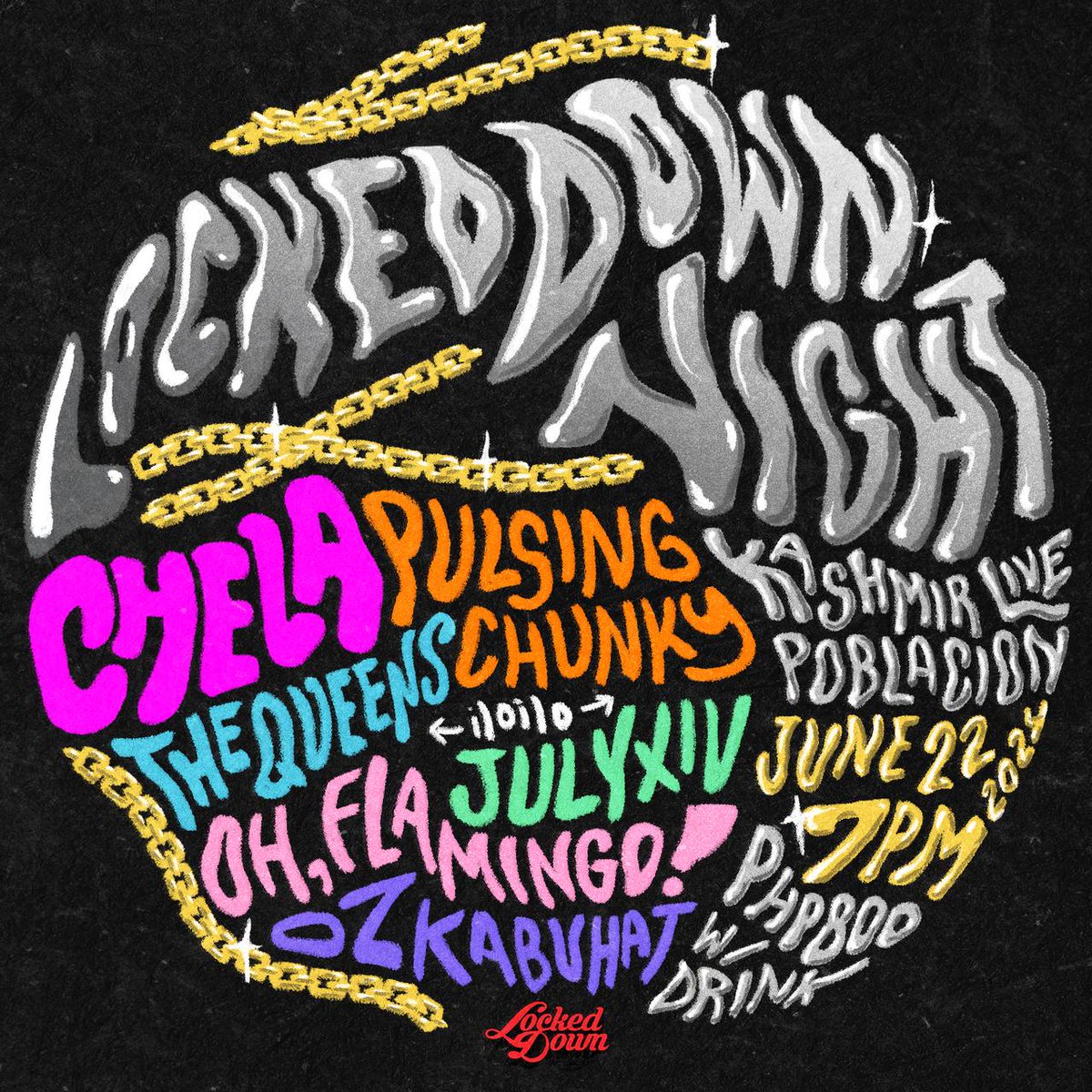 tomorrow at kashmir live ⚪✨ see you!