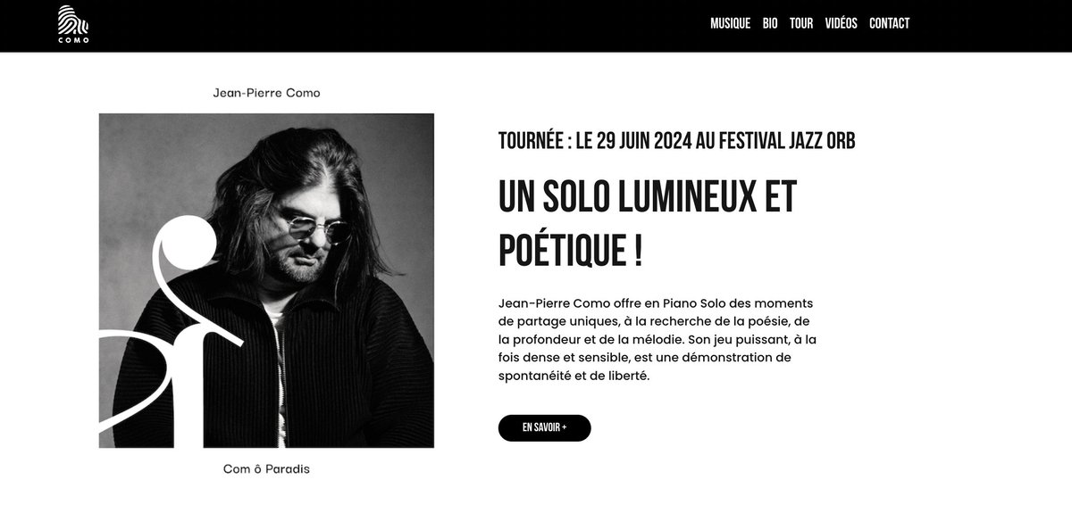 Ravi de partager mon Piano solo "Com ô Paradis" lors du 1er festival Jazz'Orb le 29/06/24 ! En concert à Bédarieux (Languedoc), pour un voyage dans mon univers musical : sons, couleurs, émotions...Vidéo youtu.be/rsQ3uY3RHig site web: jeanpierrecomo.co #jazz #piano #SOLO