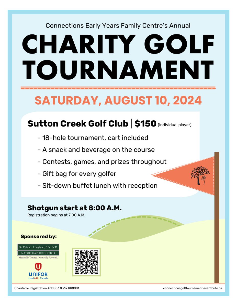 Fore! Enjoy some fun in the sun! Support a good cause!