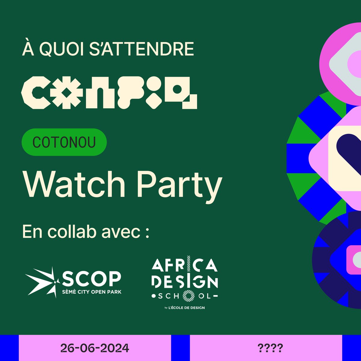 Rejoignez-nous pour la première soirée officielle de visionnage de Config à Cotonou.

Ne manquez pas cette occasion !

🔗 Jour 1 : dub.sh/jiZyGBh

#config2024 #friendsoffigma #fofcotonou