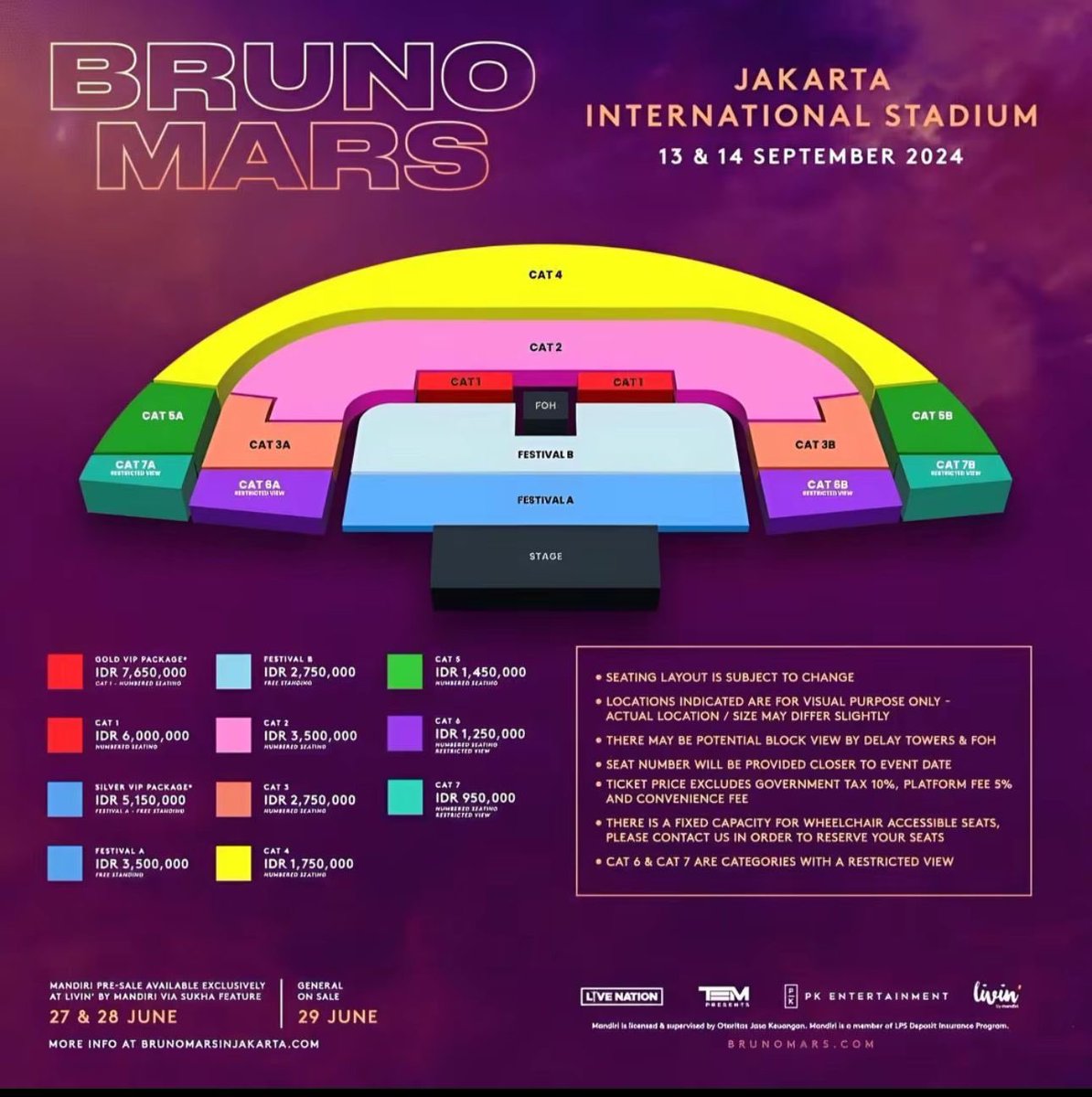 bignaboo's tweet photo. POV CAT 2 BRUNO MARS (in video CAT 2 GDA in Jakarta) #Brunomarsinjakarta #Brunomarsconcert https://t.co/qx2u507WtW
