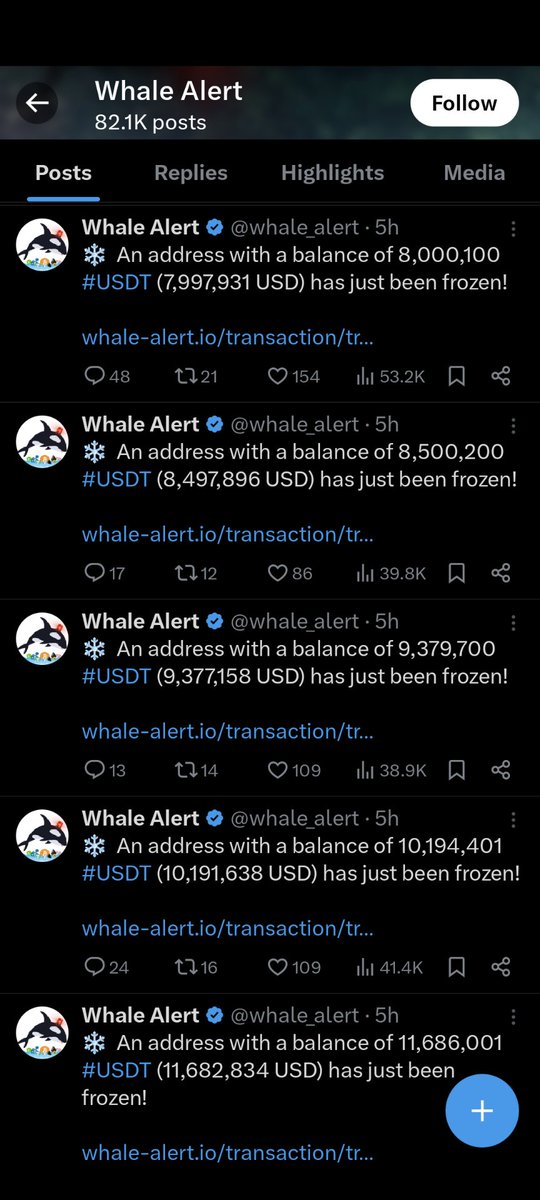 BuLLz . WIN (@vallueoftime) on Twitter photo If you got your DeFi education from <a href="/RichardHeartWin/">Richard Heart</a> you will remember him talking about the importance of censorship resistance.
If another human can freeze your crypto, it's not real crypto.
#usdt #dai #pulsechain If you got your DeFi education from <a href="/RichardHeartWin/">Richard Heart</a> you will remember him talking about the importance of censorship resistance.
If another human can freeze your crypto, it's not real crypto.
#usdt #dai #pulsechain