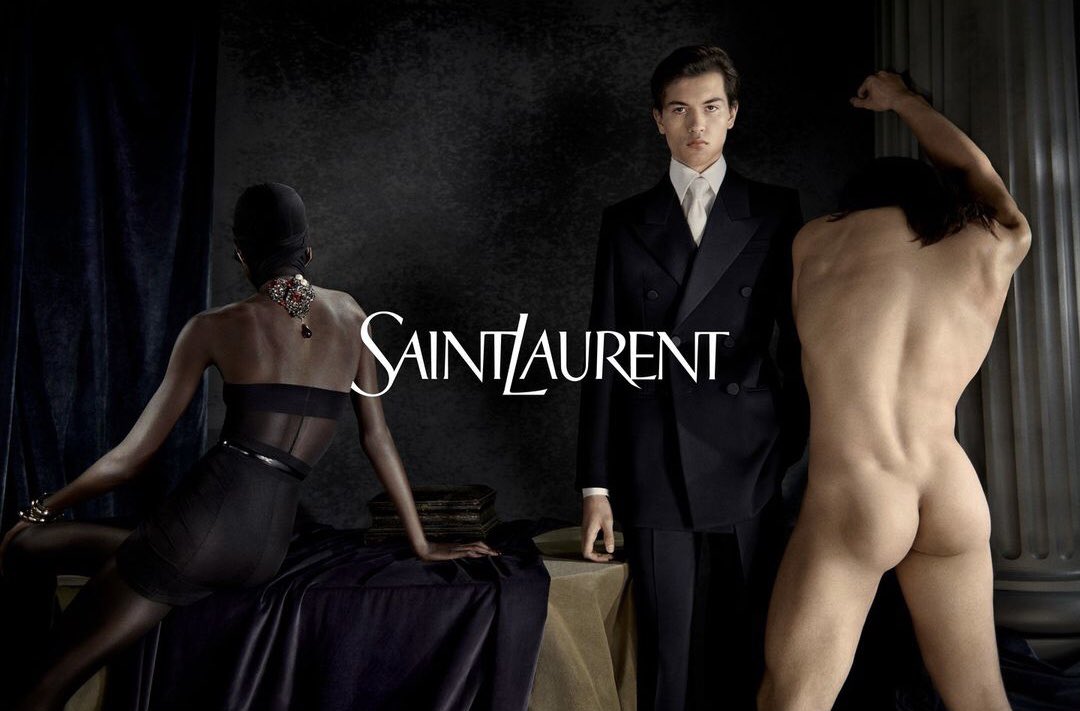 juanarelli's tweet photo. saint laurent's winter 24 campaign pays homage to scenes created by masters—from Michelangelo and Caravaggio to Édouard Manet. There’s a nod to Yves Saint Laurent's embrace of art and a sensuality inspired by 20th-century directors such as Luchino Visconti and Pier Paolo Pasolini https://t.co/cqemC3rZoN