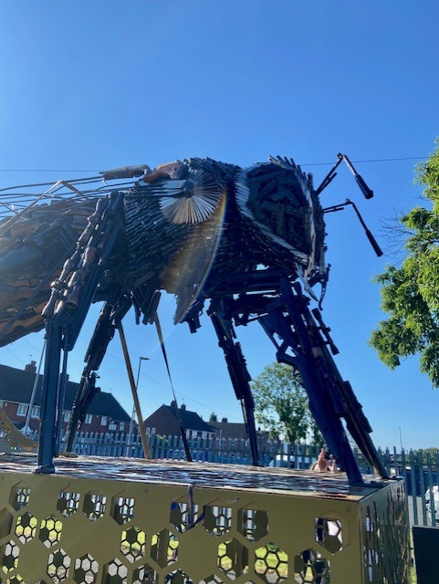 There has been a real BUZZ around Phoenix today as The Manchester Bee has visited the Academy, carrying its crucial, life-saving message and sparking vital conversations about knife crime and youth violence reduction. <a href="/WalsallPolice/">Walsall Police</a> <a href="/WalsallCouncil/">Walsall Council</a> <a href="/BritishIronwork/">The British Ironwork Centre</a> #LifeorKnife