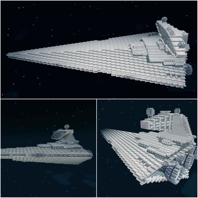 昔々Minecraftで宇宙戦艦造ってました
懐かしい•••
ちゃんとサバイバルした経験は0😅 