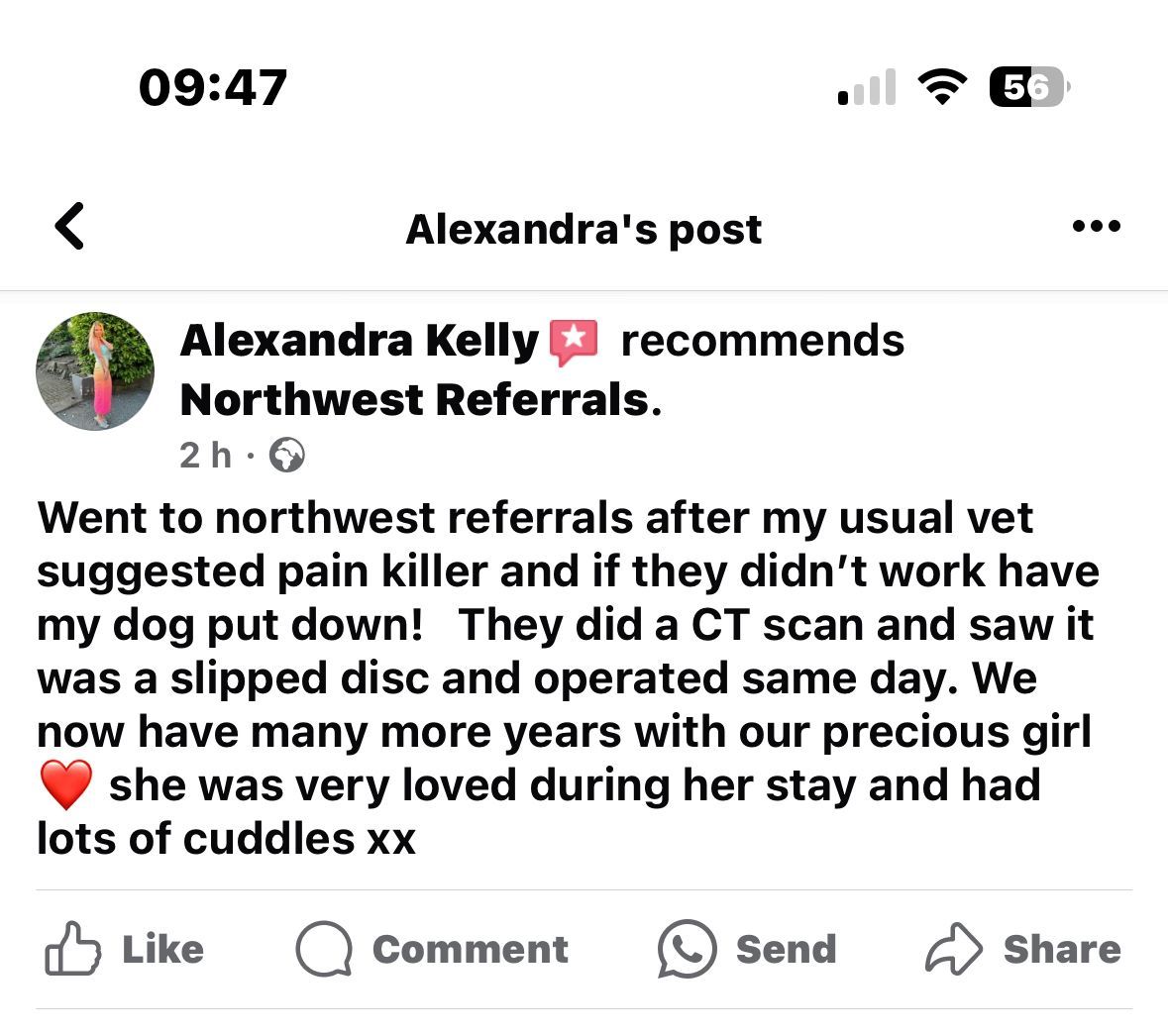 Another lovely review, thank you 🙏 🥰