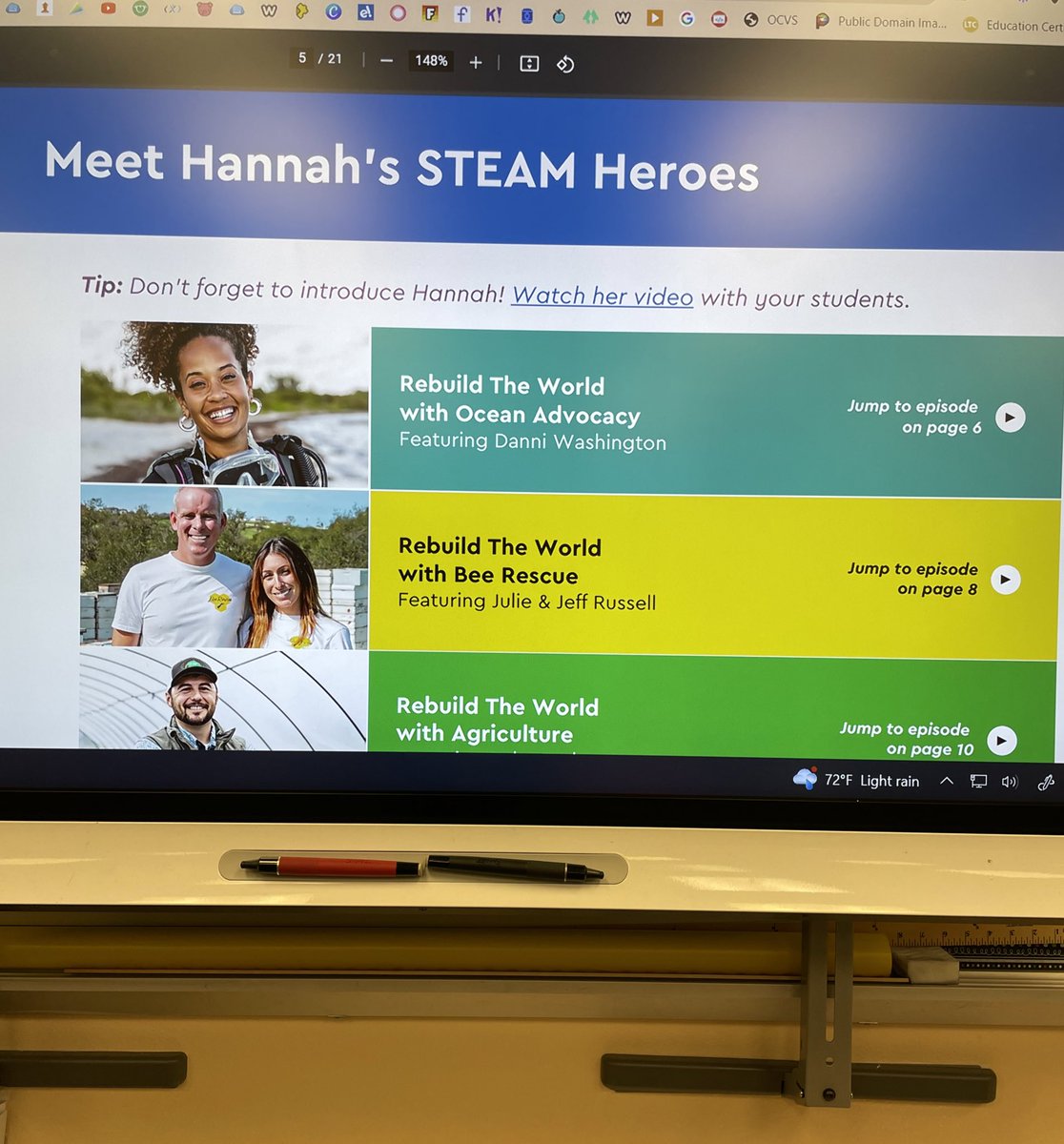 JillJohnsonSTEM's tweet photo. @ISTEofficial @danniwashington I’m a big fan!! 👏👏 My students worked on her ocean advocacy challenge with @LEGO_Education and we absolutely LOVED her passion for what she does!! 

Excited to see @danniwashington on the mainstage 🏄‍♀️ https://t.co/KDSzrSFScU