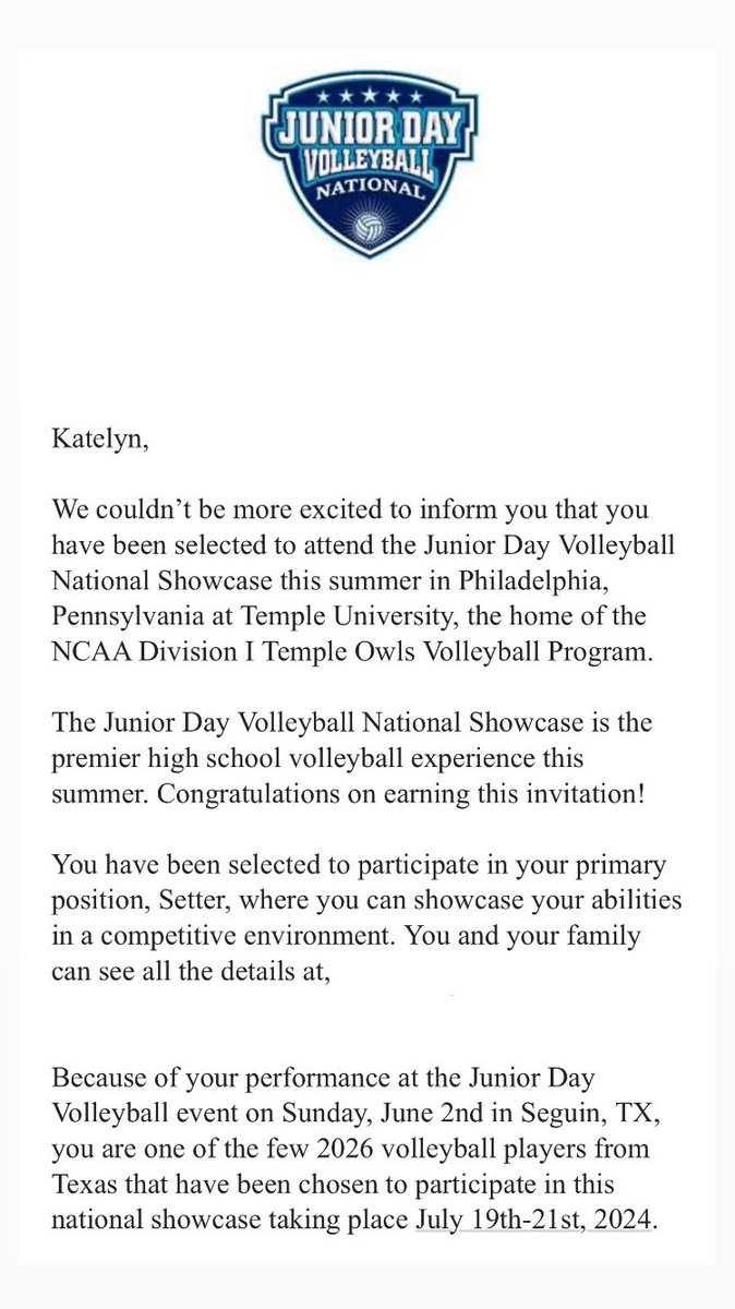 katelyn_tfxc's tweet photo. THANK YOU❣️❣️ @CoachLindsay11 for first inviting me to this event! I am so thrilled to accept this invite! Thank you @JoeMorales34 @ACU_Volleyball @OLLUvb @TempleUniv @AustinCollege for working with me on that day and @SetterU ❤️❤️❤️
@Pride_Mustangs @mospatterson @MemorialMcallen @VBallrecruiter