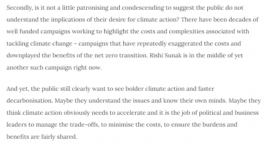 Why I am heartily sick with climate sceptics' patronising and condescending insistence the public does not know what it thinks when overwhelming majorities say they want bolder climate action. businessgreen.com/blog-post/4325…