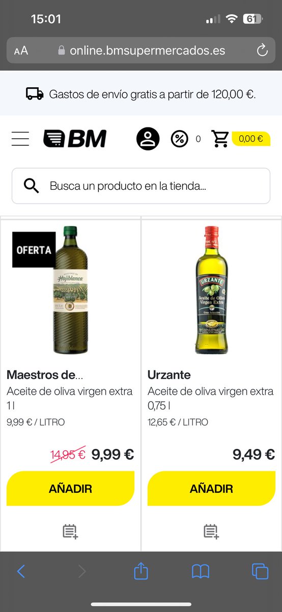 sarabryanton's tweet photo. @eduardelatorre Supermercado BM https://t.co/Fi5RifL9er