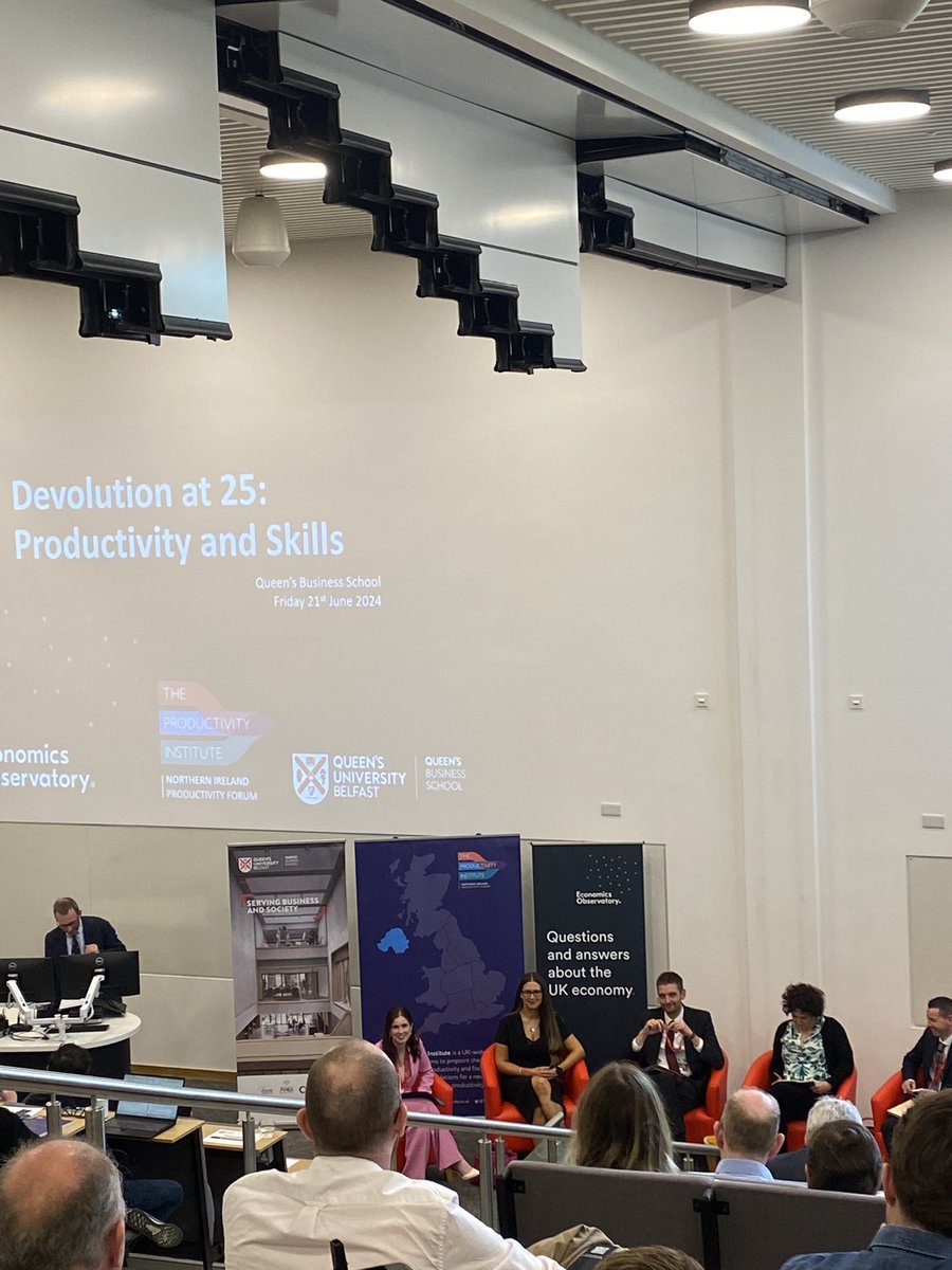 mcc_gill's tweet photo. Good discussion from some of our local politicians on productivity &amp; skills. @TPIProductivity 
@SorchaEastwood mentioned @UlsterUniEPC’s Enterprise Dashboard as a source for finding out about entrepreneurship &amp; more. 
You can access the Dashboard at https://t.co/jzxM5EGLIj https://t.co/M0F4BscNLg