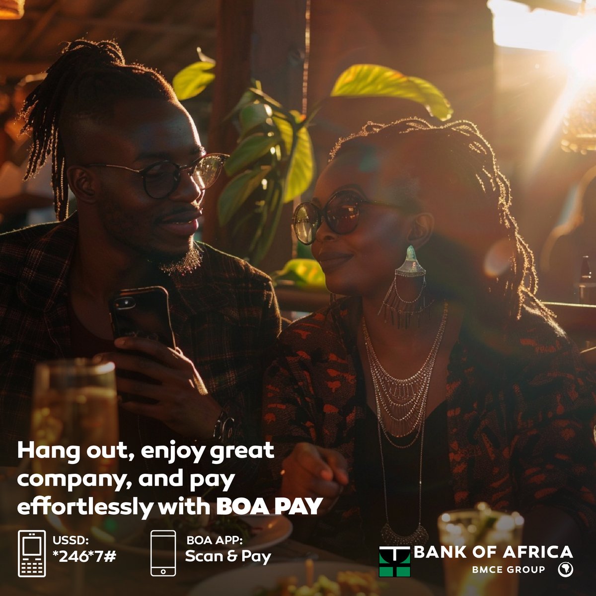 BankOfAfrica_Ug's tweet photo. When the weekend calls, answer with good vibes and BOA PAY. No bank account needed, just scan and pay effortlessly!
#BOAPay #bankonBOA https://t.co/CnZklQ017R