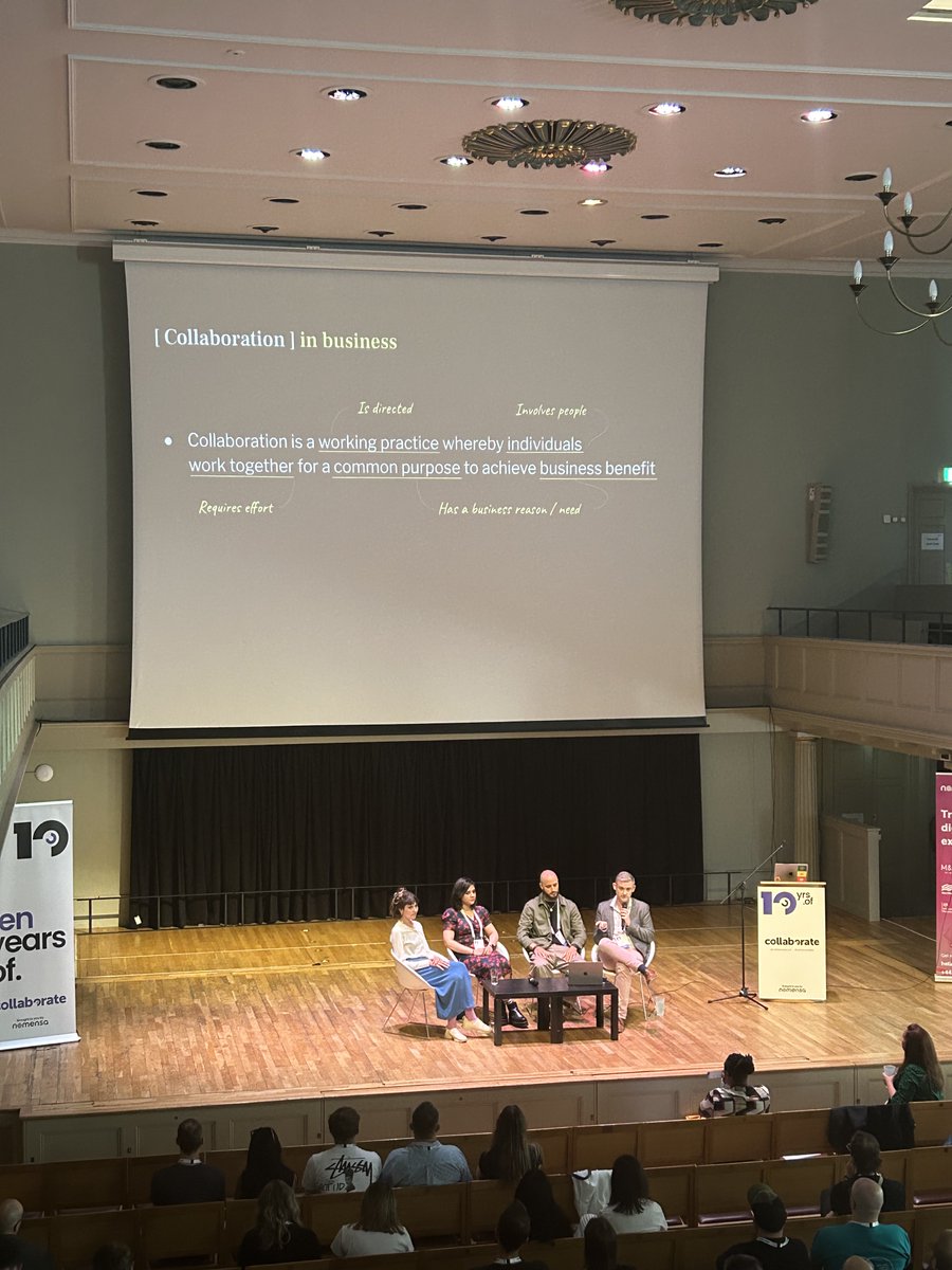 <a href="/CondeNast/">Condé Nast</a> taking the stage after lunch for #CollaborateBRS <a href="/we_are_Nomensa/">Nomensa</a>