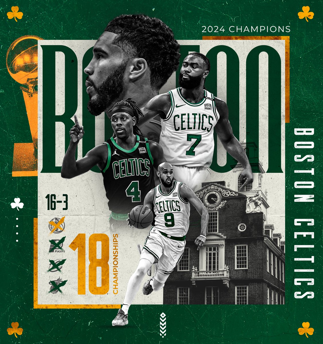 أخر تصميم عملت عليه للبطل بوسطن سيلتكس 
ألف مبروك جماهير السيلتكس و كبير مشجعينهم <a href="/Bohasson_16/">Mahmood ☘️ Joe Mazzulla</a>