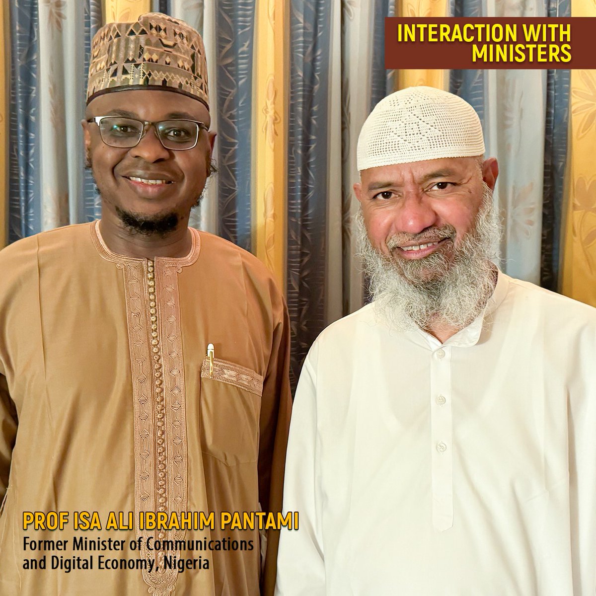 drzakiranaik's tweet photo. Prof Isa Ali Ibrahim Pantami
Former Minister of Communications and Digital Economy, Nigeria https://t.co/F3uhnj0yJ3