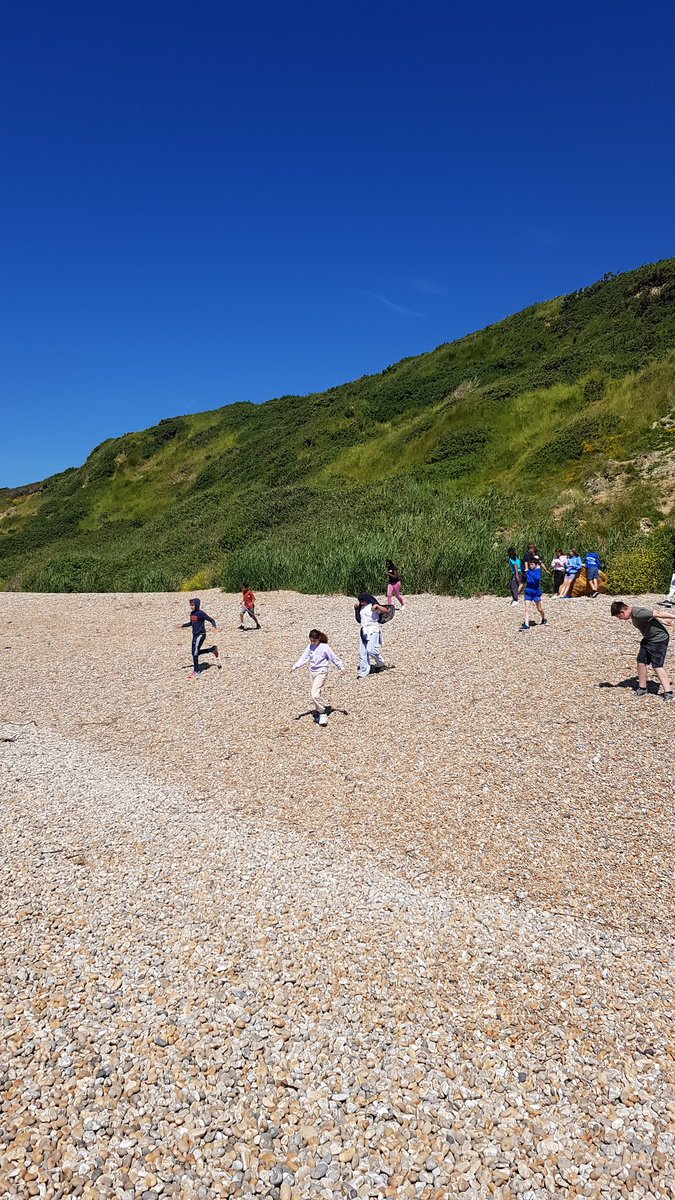 We've been down to Osmington Bay beach for some fun and games this morning!
