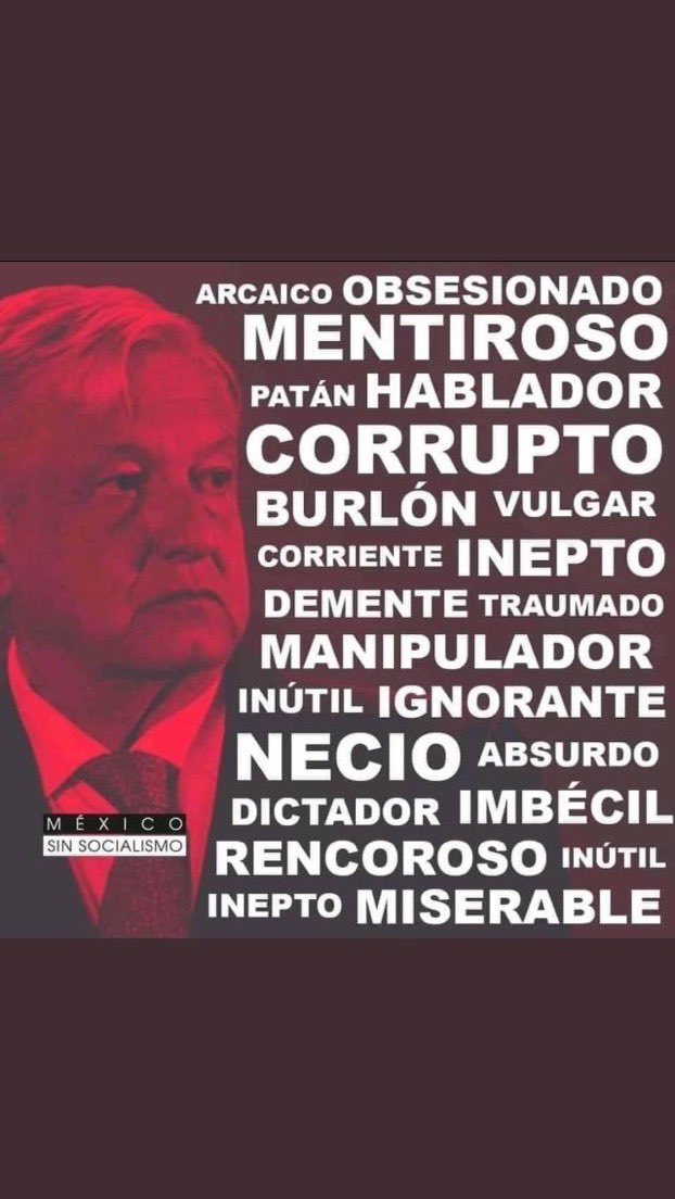 ⁦<a href="/lopezobrador_/">Andrés Manuel</a>⁩ El miserable