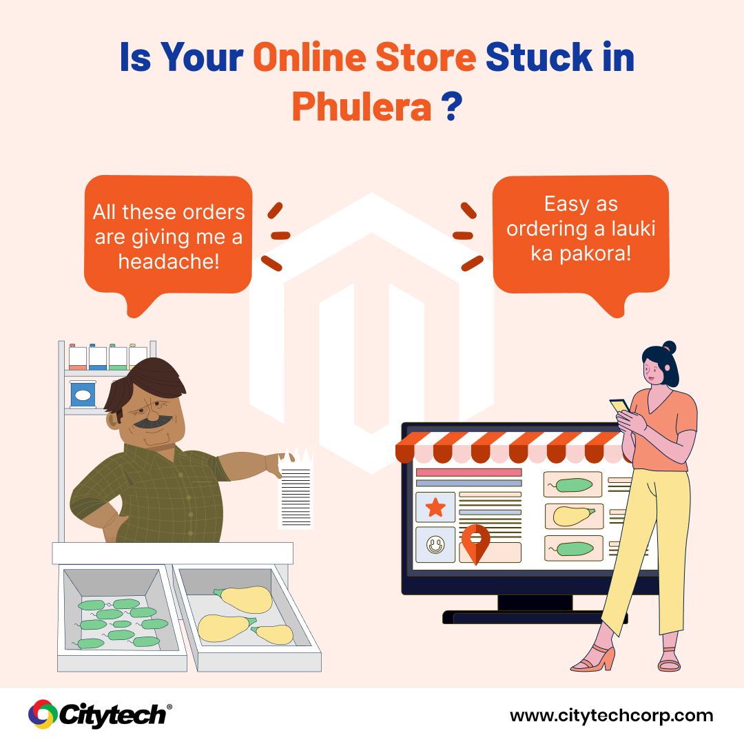citytechsoft's tweet image. Running your online store shouldn't feel like a scene out of #Panchayat! Ditch the manual processes & upgrade to a smooth, user-friendly platform with @citytechsoft . We are experts in #magentodevelopment, helping businesses build thriving online stores. citytechcorp.com/contact-us/