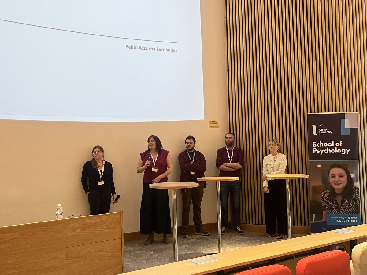 Another engaging Q&amp;A to close out Session 9, now it’s time for the final coffee break of the #UlsterDMHW2024 conference ☕️

Take the time to squeeze in that final networking session and exchange emails! Next up is our final session on Digital interventions and suicide prevention.