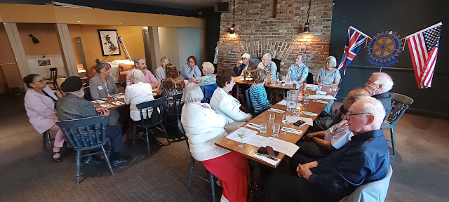 Club Assembly 2024-25 took place on Wednesday 19 June 2024 at our usual meeting place - the Kenton Beefeater.  A lot of change has been built into the programme for the coming year, with a new emphasis on projects rather than old style disciplines. It will be fun to do.