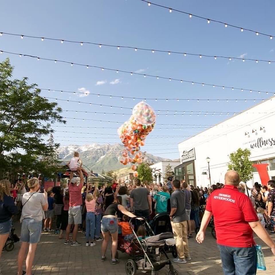 TONIGHT. ☀️ 🏖️ 🎉 Join us at <a href="/riverwoodsshops/">Shops at Riverwoods</a> for our Summer Beach Party in #Provo! 4:30-8:30pm —there will be food, games, music, beach ball drops, photo ops, and more. See you there!