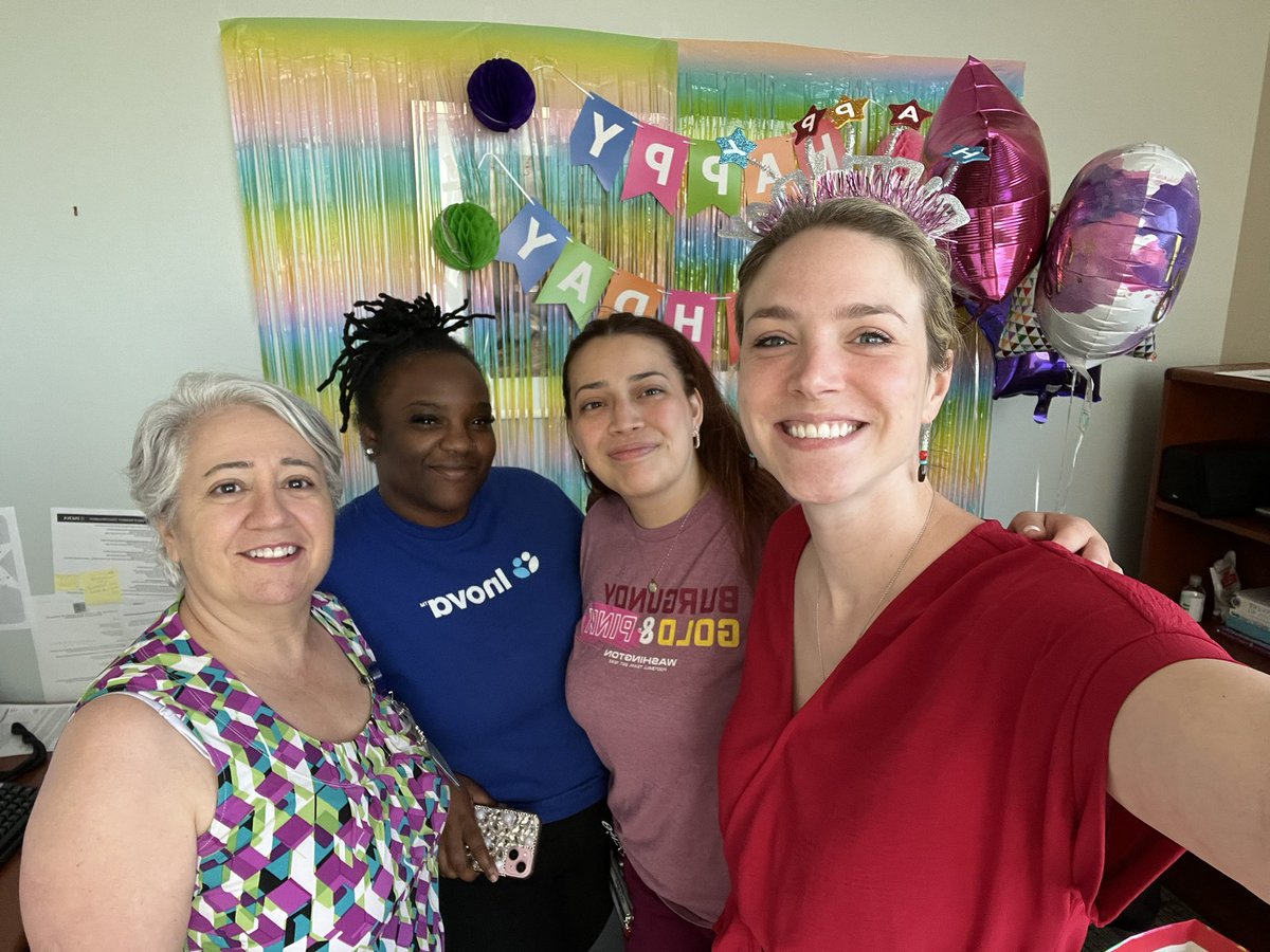 Surprise early birthday celebration from my amazing <a href="/InovaSchar/">Inova Schar Cancer Institute</a> team!!! I couldn’t ask for a more fabulous group of extraordinary women to take care of patients with! I am one lucky gal! 😊🥰

<a href="/InovaHealth/">Inova</a>