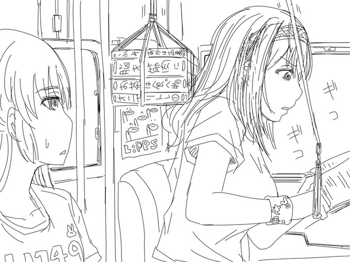 かなり昔に描いた活字中毒鷺沢文香の絵です 