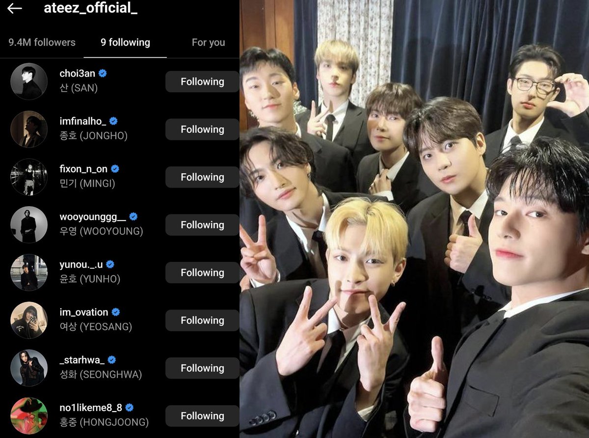 WORLDMUSICAWARD's tweet photo. All 8 Members of #ATEEZ now have their own Personal Instagram Accounts: 👏👑👑👑👑👑👑👑👑❤️‍🔥
SAN: https://t.co/rYM0iw2p6g
JONGHO: https://t.co/nb6W8GrmHS
MINGI: https://t.co/Bu5YMgTVAf
WOOYOUNG: https://t.co/jtPMuBqGfj
YUNHO: https://t.co/qwdBmTpNJi
YEOSANG: https://t.co/2DlEIstfrR
SEONGHWA: https://t.co/rc96pxaOb9
HONGJOONG:https://t.co/Qy8Y2ER3JF

@ATEEZofficial
#ATEEZ #에이티즈