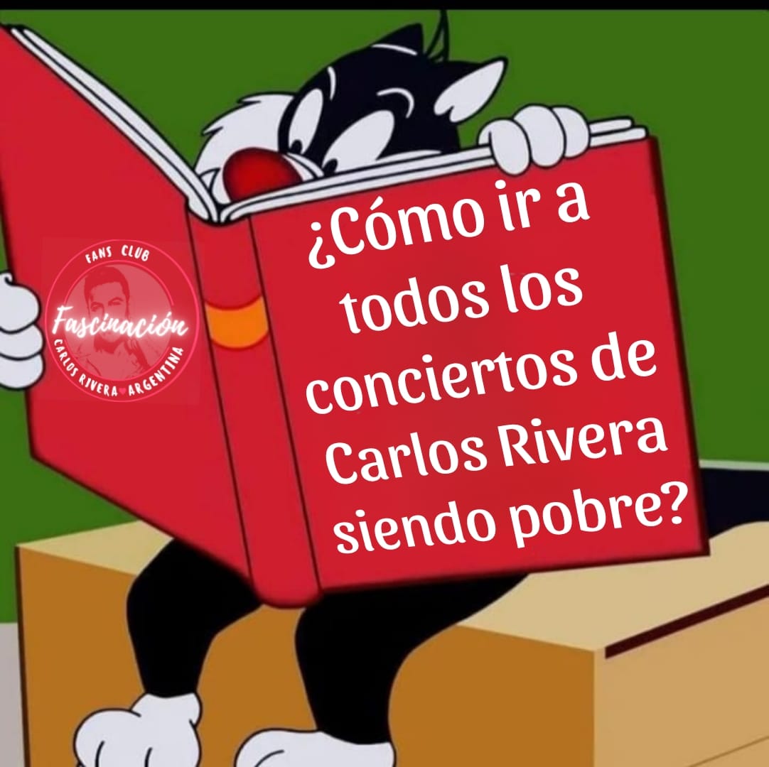 FascinacionFC's tweet photo. Se viene una nueva gira y así estamos algunas!!!! 

#Carlosxx #CarlosRivera #memes #viernes #Fascinacion #Fansclub #Argentina 🇦🇷 https://t.co/idRISqo9Eo