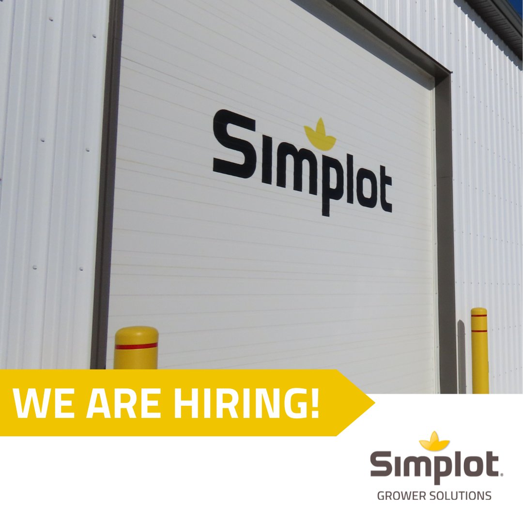 We are hiring for a Location Operations Manager - Located in Milden, SK.

For Job Profile and How to Apply: Click Below

careers.simplot.com/job-invite/190…
