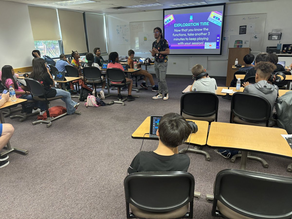 The Future-Ready Innovation Lab (@svvsdmobilelabs) on Twitter photo The Mobile Lab crew is enjoying our time at the Porter-Billups Leadership Academy at <a href="/RegisUniversity/">Regis University</a>. We are spreading the #StVrainStorm and empowering future leaders through music technology and creating their own piece of music! The Mobile Lab crew is enjoying our time at the Porter-Billups Leadership Academy at <a href="/RegisUniversity/">Regis University</a>. We are spreading the #StVrainStorm and empowering future leaders through music technology and creating their own piece of music!
