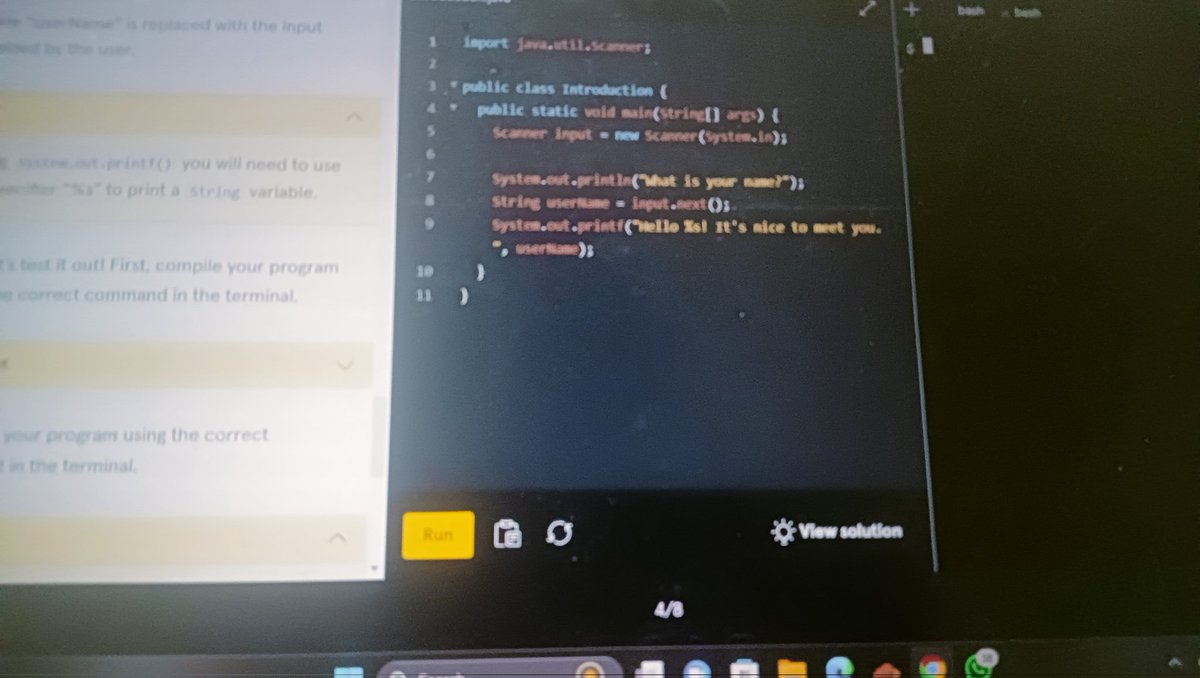 ViniNaksha's tweet image. Day 2 of #30DaysOfProductivity! Feeling good, just learned about input/output in Java. #LearningJava