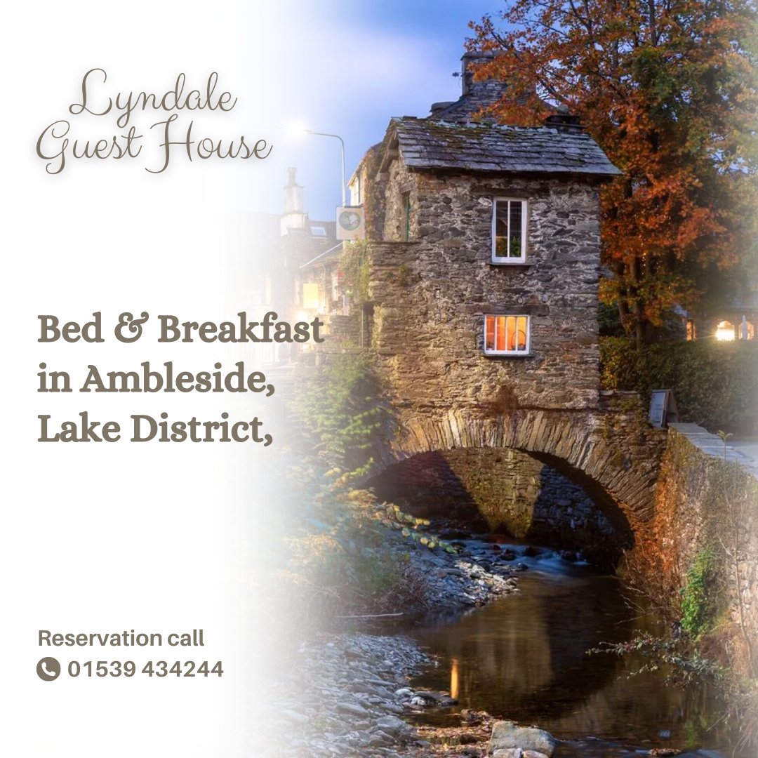 Discover the charm of Ambleside at Lyndale Guest House, your Victorian haven. 

Book your stay now: lyndale-guesthouse.co.uk