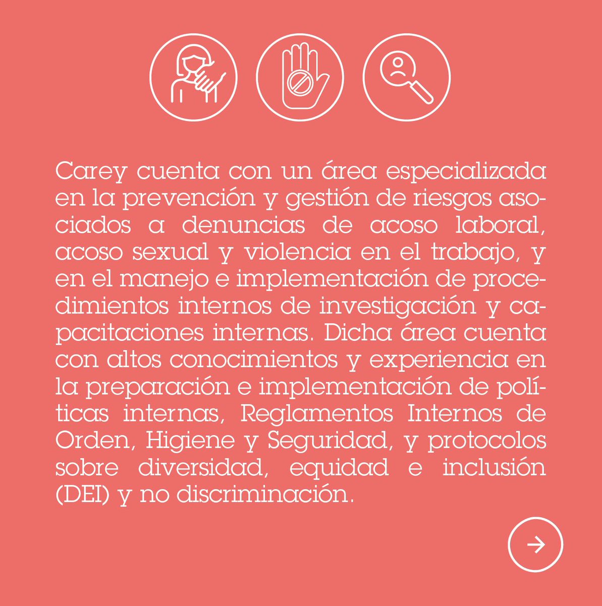 🆕 Imparten directrices a las administradoras del seguro de accidentes del trabajo y enfermedades profesionales sobre Ley Karin👷‍♀️👨‍🏭

👉 Puedes revisar la nota completa en “Alertas Legales” en carey.cl