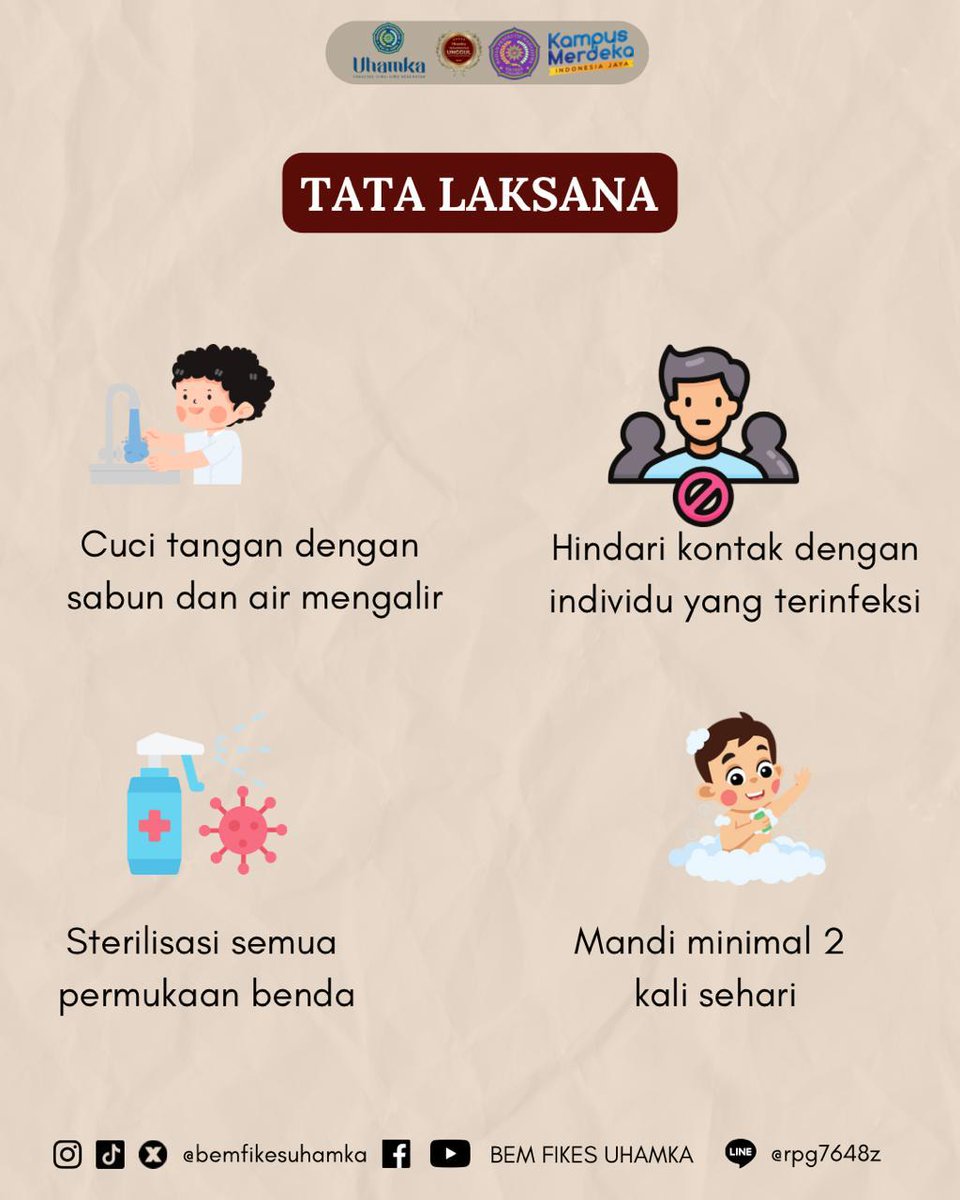 [𝐌𝐀𝐁𝐊𝐄𝐒 = 𝐌𝐚𝐝𝐢𝐧𝐠 𝐁𝐄𝐌 𝐅𝐈𝐊𝐞𝐬]

💡Pengetahuan = Flu Singapura💡

Halo, Sobat FIKes!👋🏻

Hayo siapa yang belum tahu tentang Flu Singapura?

Untuk pembahasan lebih seru.., Yuk kita swipe left lagi👉🏻