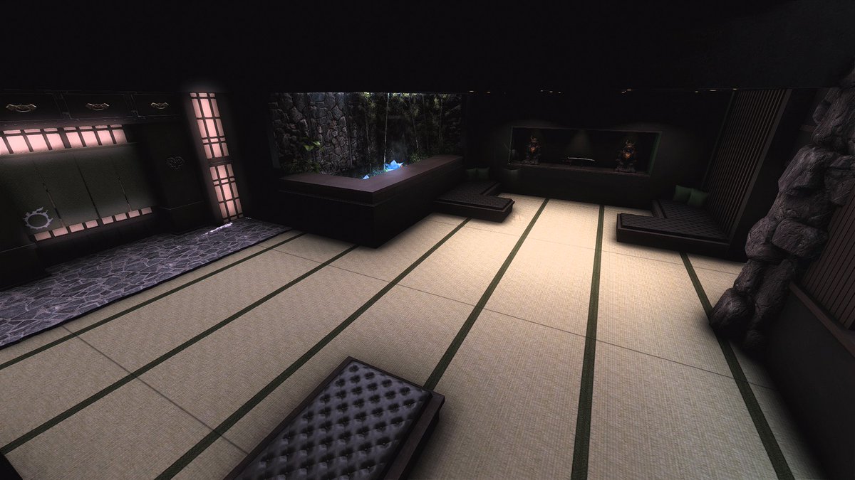 Comm for a modern, dark eastern vibe (M) ✨
#ffxivhousing #ff14housing #ffxivscreenshots