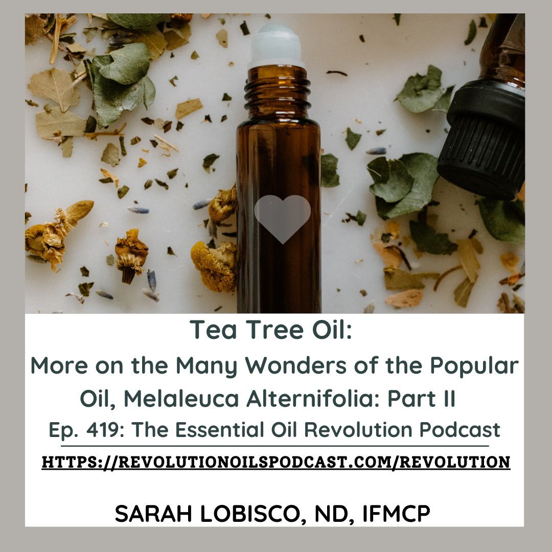 DrLoBisco's tweet image. In this video, I discuss the many wonders of #teatree #essentialoil. I give a summary of what is covered in the Essential Oil Revolution including why it&apos;s so popular, the regulatory scare, tea tree oil characteristics and properties, and more: 
buff.ly/3yQk5Ts